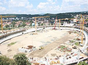 Probe de gazon pe Cluj Arena şi vizite pe Olimpico şi San Siro