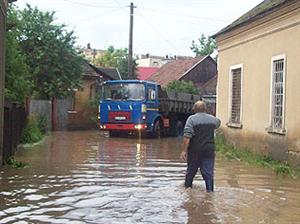 Intervenţii în zonele calamitate din Cluj
