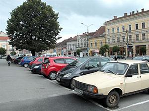 Parcare cu barieră şi 110 locuri în Piaţa Unirii   