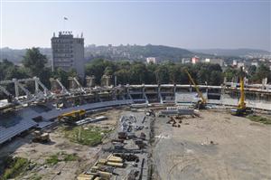 Tişe a postat pe Facebook poze de la lucrările pe Cluj Arena (galerie foto)