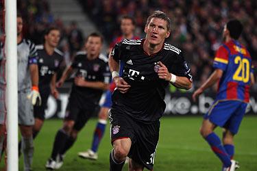 Schweinsteiger aduce victoria pentru Bayern cu FC Basel, cu un minut înainte de final