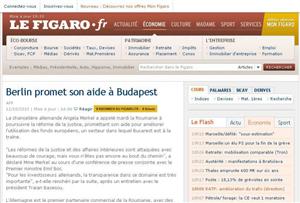 Le Figaro a încurcat Bucureştiul cu Budapesta, la vizita cancelarului Germaniei în România