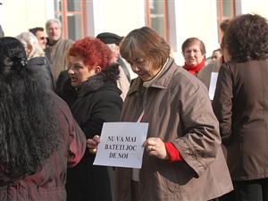 Clujul, afundat în protestele bugetarilor