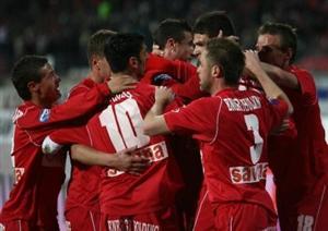 Dinamo a învins cu 4-2 Victoria Brăneşti, în ultimul meci din etapa a 16-a