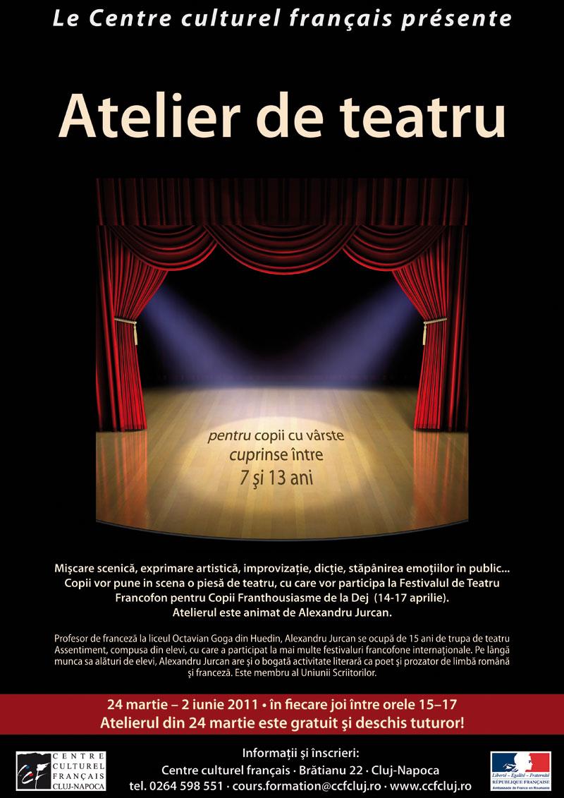 Atelier de teatru francofon pentru copiii clujeni