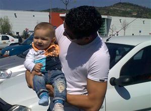 Machado şi-a adus familia la Cluj. Are o soţie frumoasă şi un băieţel foarte simpatic GALERIE FOTO