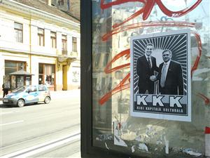 Afişe în centrul Clujului: 