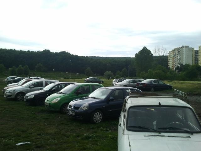 Liber la parcat pe spaţiul verde: şoferii care au ocupat un teren pe Mehedinţi scapă de amenzi