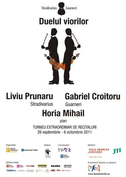 Stradivarius şi Guarneri, viori celebre pe scenă la Cluj