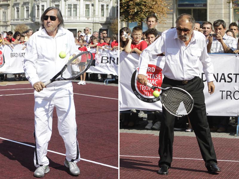 Năstase şi Ţiriac au redescoperit “sportul alb” în centrul Clujului