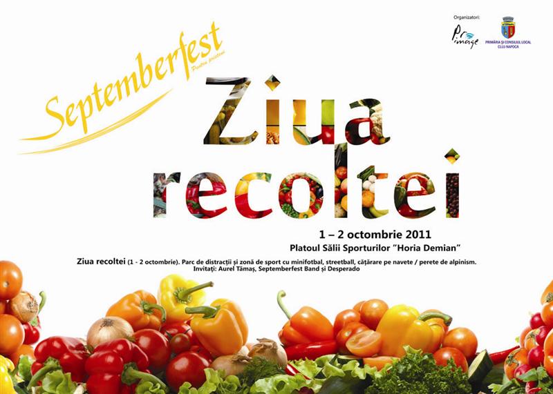 Ziua Recoltei, în weekend la Cluj