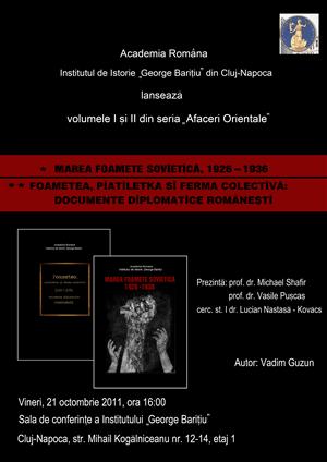 Cum a fost foamea generalizată folosită ca instrument politic în URSS. Două volume lansate la Cluj arată documente