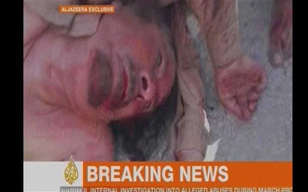 Muammar Kadhafi a fost înhumat în această dimineaţă