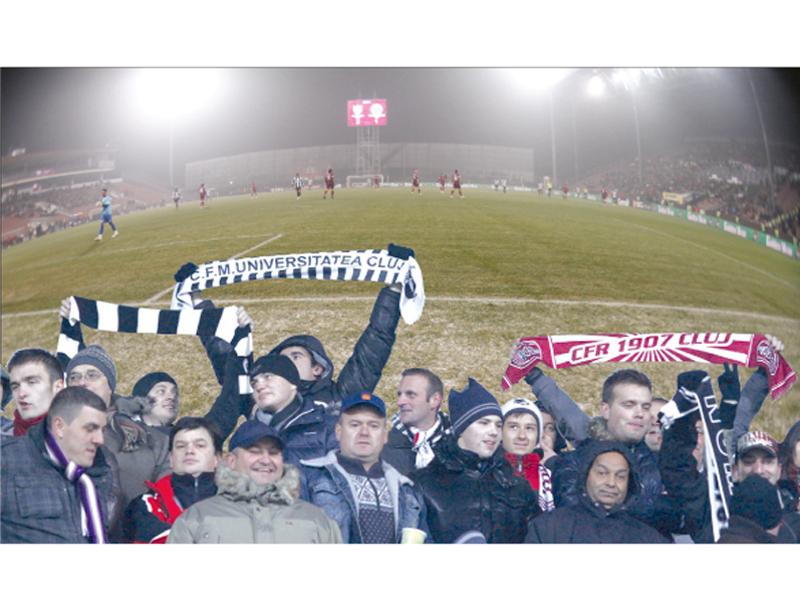 Derby-ul Clujului în imagini