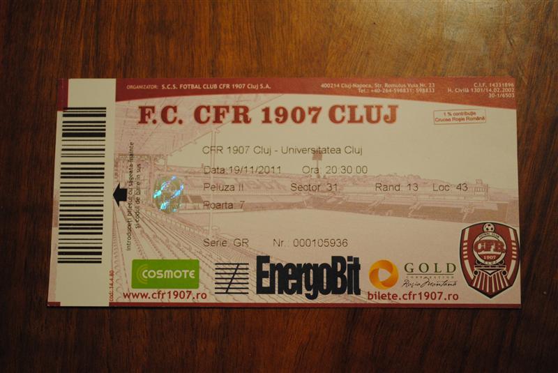 CFR Cluj a fost sancţionată de Protecţia Consumatorului pentru biletele de 1 leu la derby-ul Clujului VIDEO