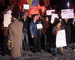 Au fost proteste şi în week-end VIDEO