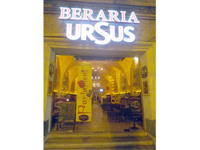 Din 8 Martie 2012 BERĂRIA URSUS din centru creşte MARE!