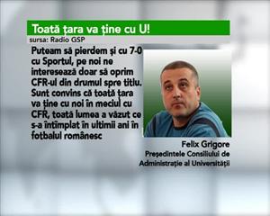 Clujul fotbalistic este în fierbere, mâine se joacă derby-ul 