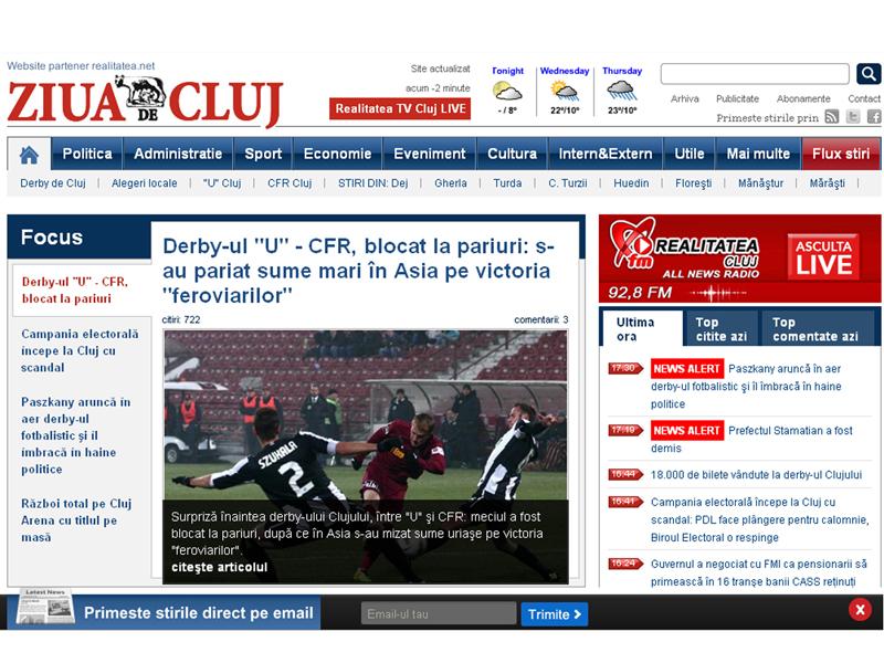 Derby-ul Clujului a fost live-text pe ziuadecj.ro. Care au fost cele mai importante momente
