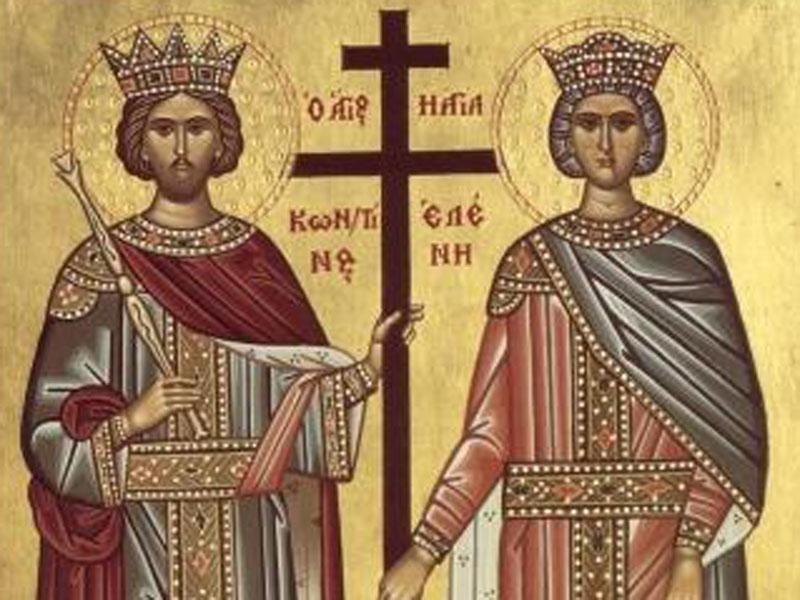 Sfinţii Împăraţi Constantin şi Elena, sărbătoriţi astăzi