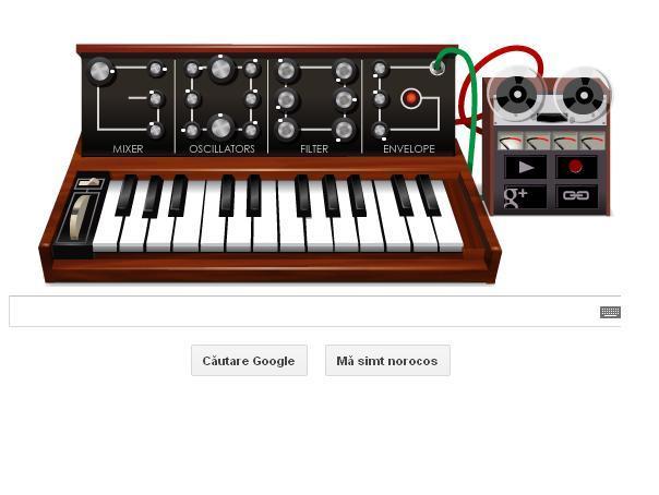 Robert Moog, inventatorul sintetizatorului, omagiat de Google printr-un logo sonor
