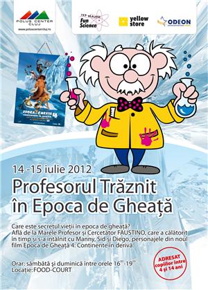 Profesorul trăsnit în Epoca de Gheaţă, atelier de creaţie la Polus