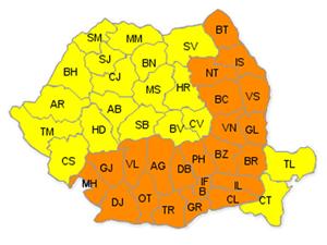Cod portocaliu şi galben de caniculă în toată ţara. Vor fi temperaturi de 42 de grade Celsius