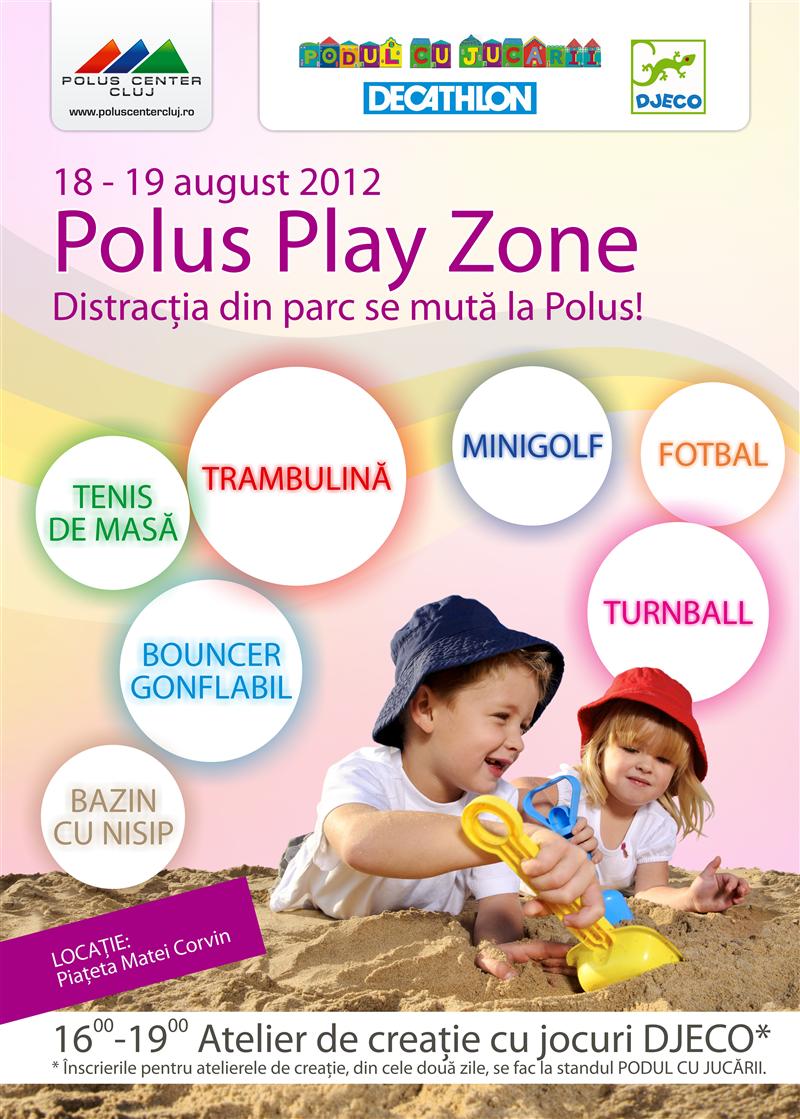 Parc de distracţii şi ateliere de creaţie pentru copii, în weekend, la Polus