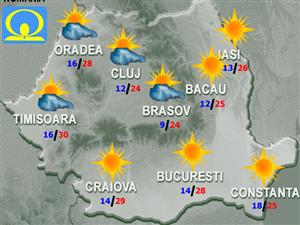 Vreme de vară în septembrie. Ce temperaturi vor fi în următoarele zile