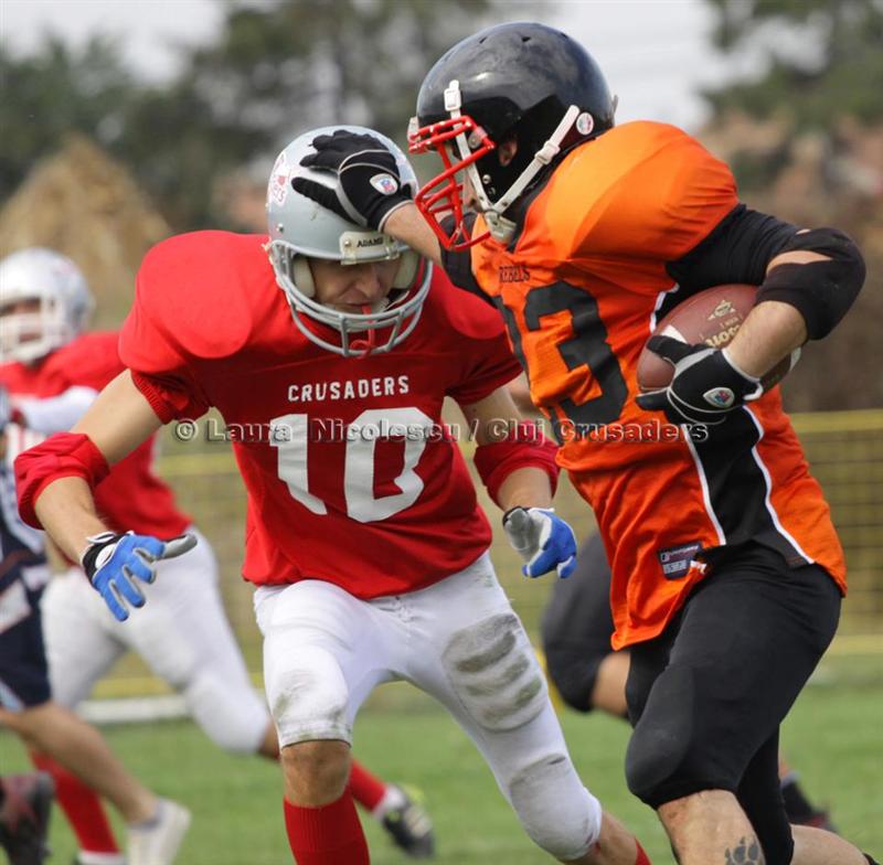 Cluj Crusaders, campioni naţionali la fotbal american