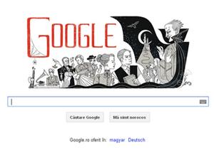 GOOGLE sărbătoreşte165 de ani de la naşterea scriitorului BRAM STOKER, autorul celebrului roman 