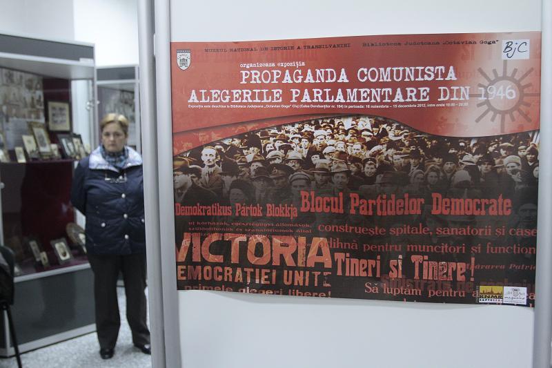 Propaganda comunistă pentru alegerile parlamentare din 1946 GALERIE FOTO