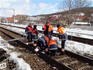 Un tânăr a murit lovit de tren pe strada Răsăritului din Cluj-Napoca