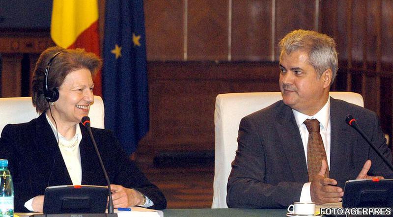 Baroneasa Emma Nicholson l-a vizitat pe fostul premier Adrian Năstase, aflat în închisoare