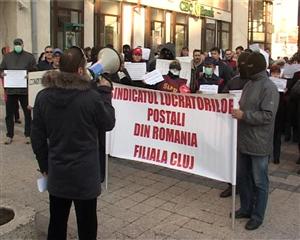 Poştaşii din Cluj se împotrivesc privatizării. Ce argumente au VIDEO