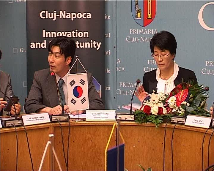 Ce a discutat delegaţia din Coreea de Sud la Cluj VIDEO