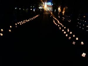 Mii de lampioane au străjuit vizitatorii parcului 
