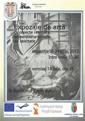 Lucrări de artă ale deţinuţilor de la Aiud, expuse la Bastionul Croitorilor 