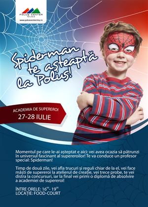 Spiderman aduce la Polus Academia de Supereroi (P)