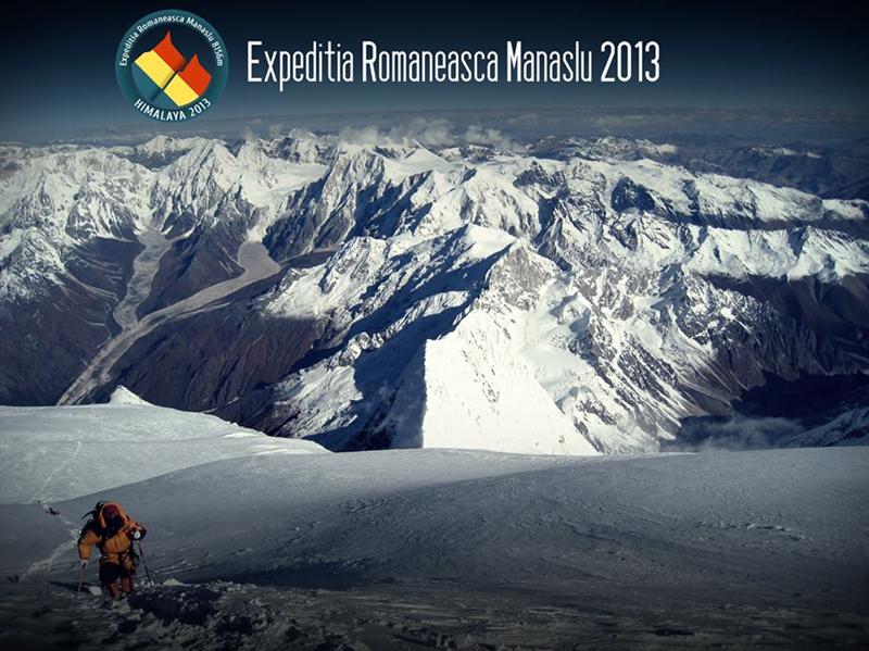 Drapelul şi însemnele Clujului, pe Vârful Manaslu (8.156 m). Expediţia ia startul joi