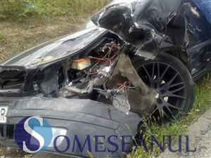 Maşină făcută zob într-un accident în Livada 