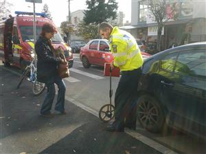 Copil lovit de maşină pe trecerea de pietoni, în Gheorgheni