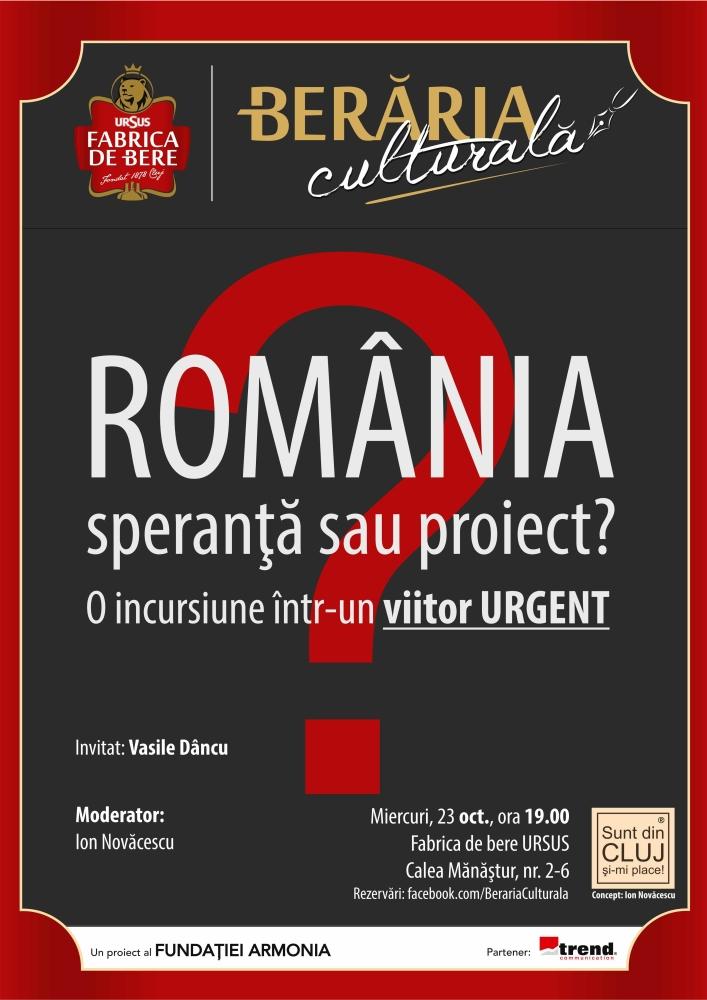 Ce spun românii despre ruşinea naţională, diseară la Berăria Culturală