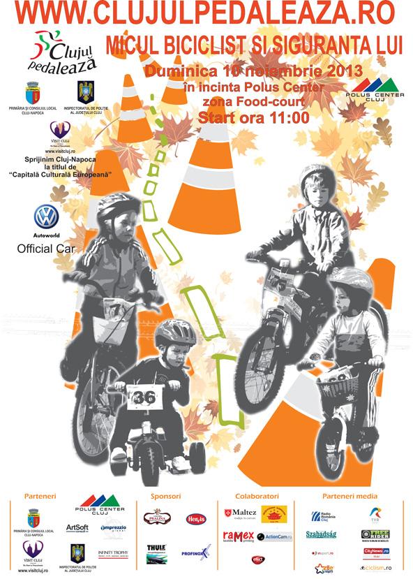 Micul Biciclist și siguranța lui, la Polus Center (P)
