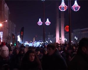 Iluminatul de sărbători din Cluj, mai extins dar mai scump: costă dublu VIDEO