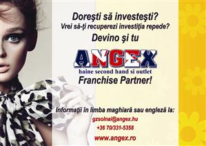 Oportunitate de afacere: Căutăm parteneri de franciză pentru Brandul Angex (P)