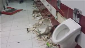 Derby-ul Clujului: Toaletele stadionului CFR, devastate VIDEO