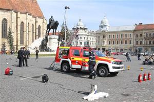 Autospecială de 90.000 euro pentru pompierii clujeni ca să intervină în centrul istoric VIDEO 