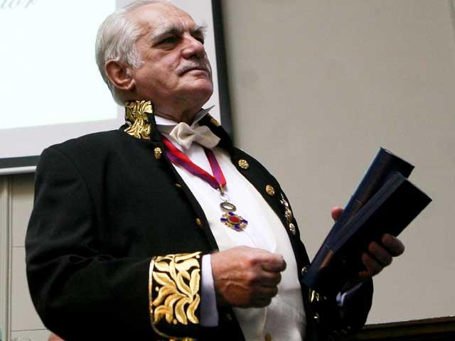 Fostul preşedinte al Academiei Române, Cetăţean de Onoare al Clujului