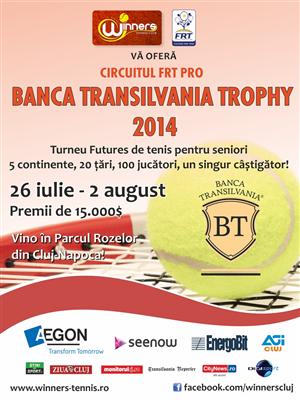 Începe turneul internațional de tenis  „Banca Transilvania Trophy 2014”